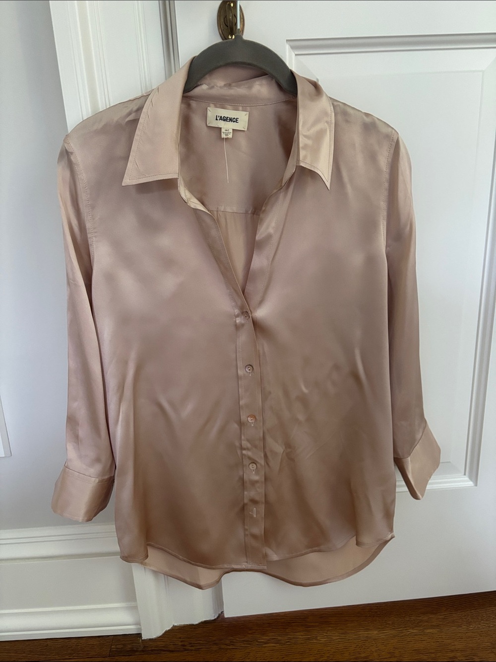 L’Agence Silk Blouse XS